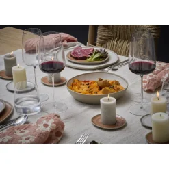Pomax Vaisselle-PRIMEVAL - assiette apéritif - porcelaine - L 10,7 x W 9,5 x H 1,2 cm - gris clair