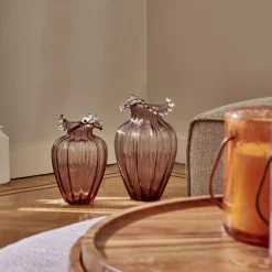 Pomax Vases-PROFUMO - vase - verre - DIA 18 x H 29 cm - figue