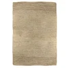 Pomax Tapis-RAW - tapis - cuir recyclé / jute - L 240 x W 180 cm - camel