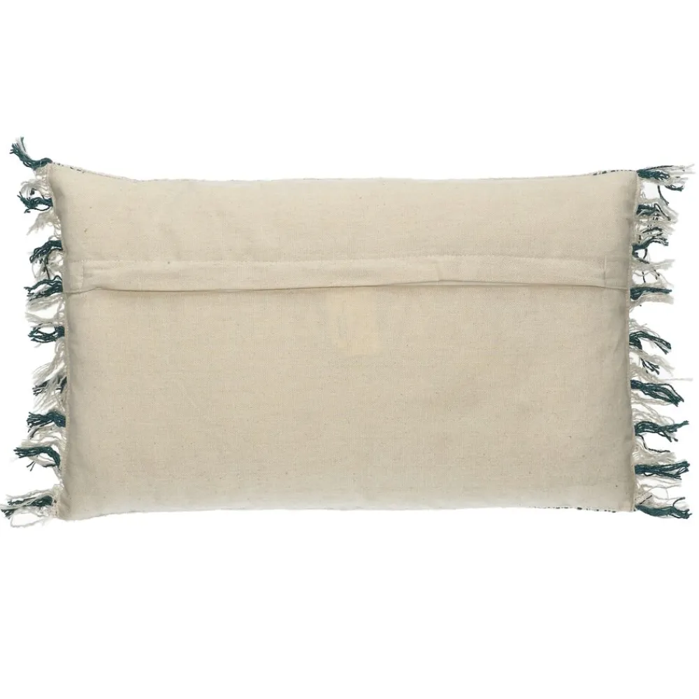 Pomax Coussins-REVERIES - coussin - coton - L 50 x W 30 cm - vert forêt