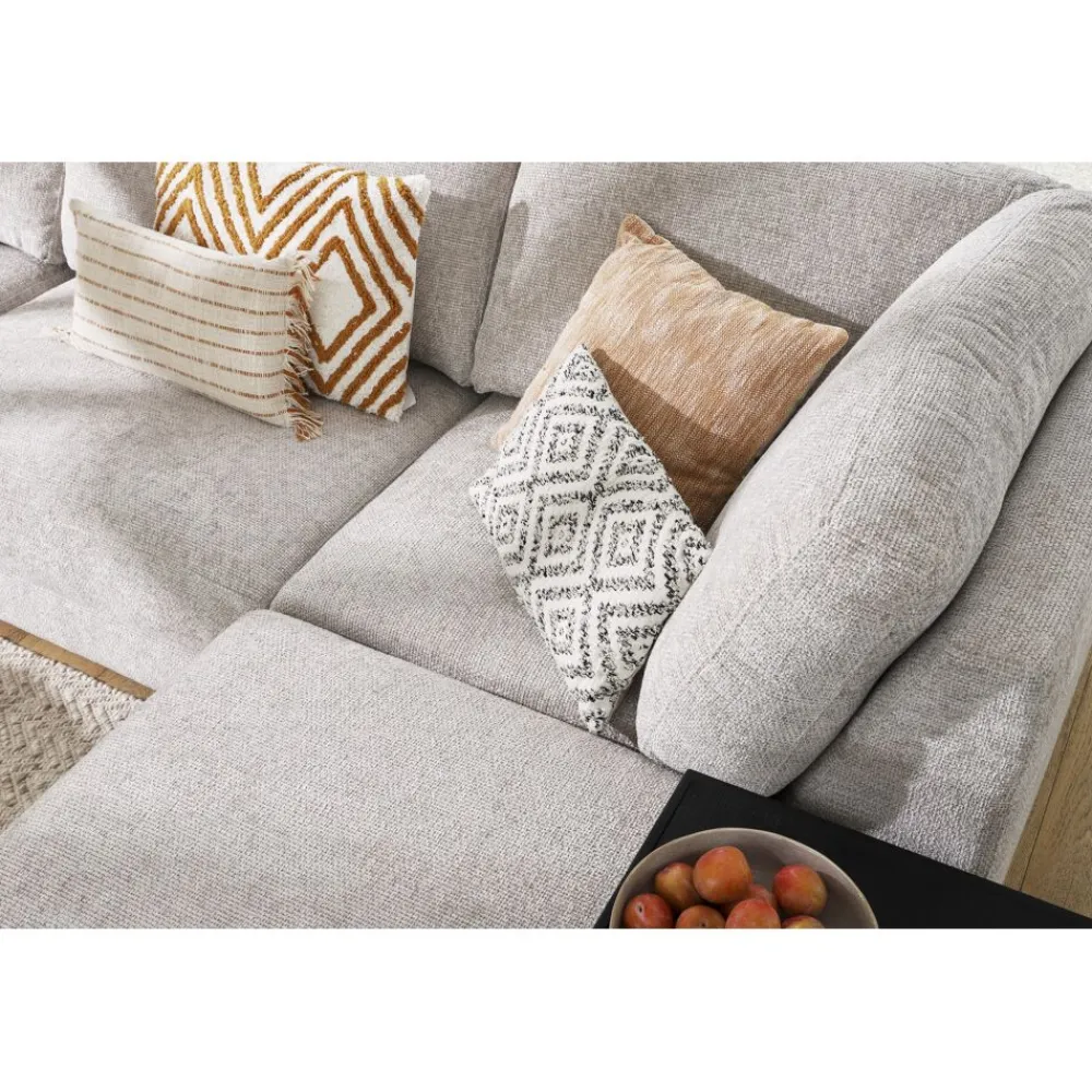 Pomax Coussins-REVERIES - coussin - coton - L 45 x W 45 cm - ocre