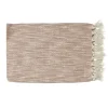 Pomax Plaids-REVERIES - plaid - coton - L 170 x W 130 cm - pêche
