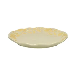Pomax Vaisselle-ROMANCE - assiette à dessert - porcelaine - DIA 20,3 x H 2 cm - latté