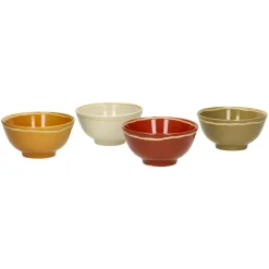Pomax Vaisselle-ROMANCE - bol à céréales - porcelaine - DIA 11,5 x H 6 cm - safran