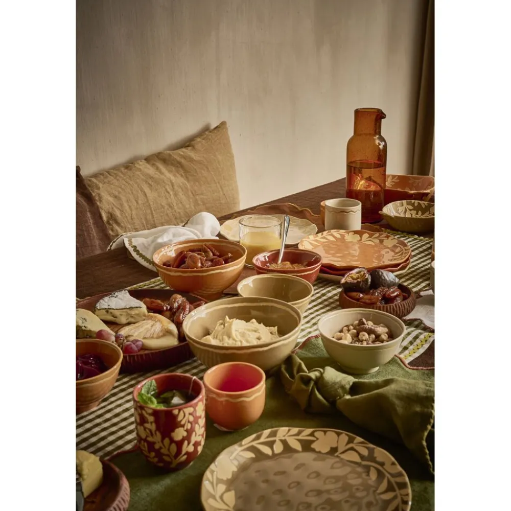 Pomax Vaisselle-ROMANCE - bol à céréales - porcelaine - DIA 11,5 x H 6 cm - cumin