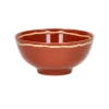Pomax Vaisselle-ROMANCE - bol à soupe - porcelaine - DIA 15 x H 7 cm - paprika