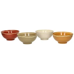Pomax Vaisselle-ROMANCE - bol à soupe - porcelaine - DIA 15 x H 7 cm - paprika
