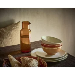 Pomax Vaisselle-ROMANCE - bol à soupe - porcelaine - DIA 15 x H 7 cm - paprika