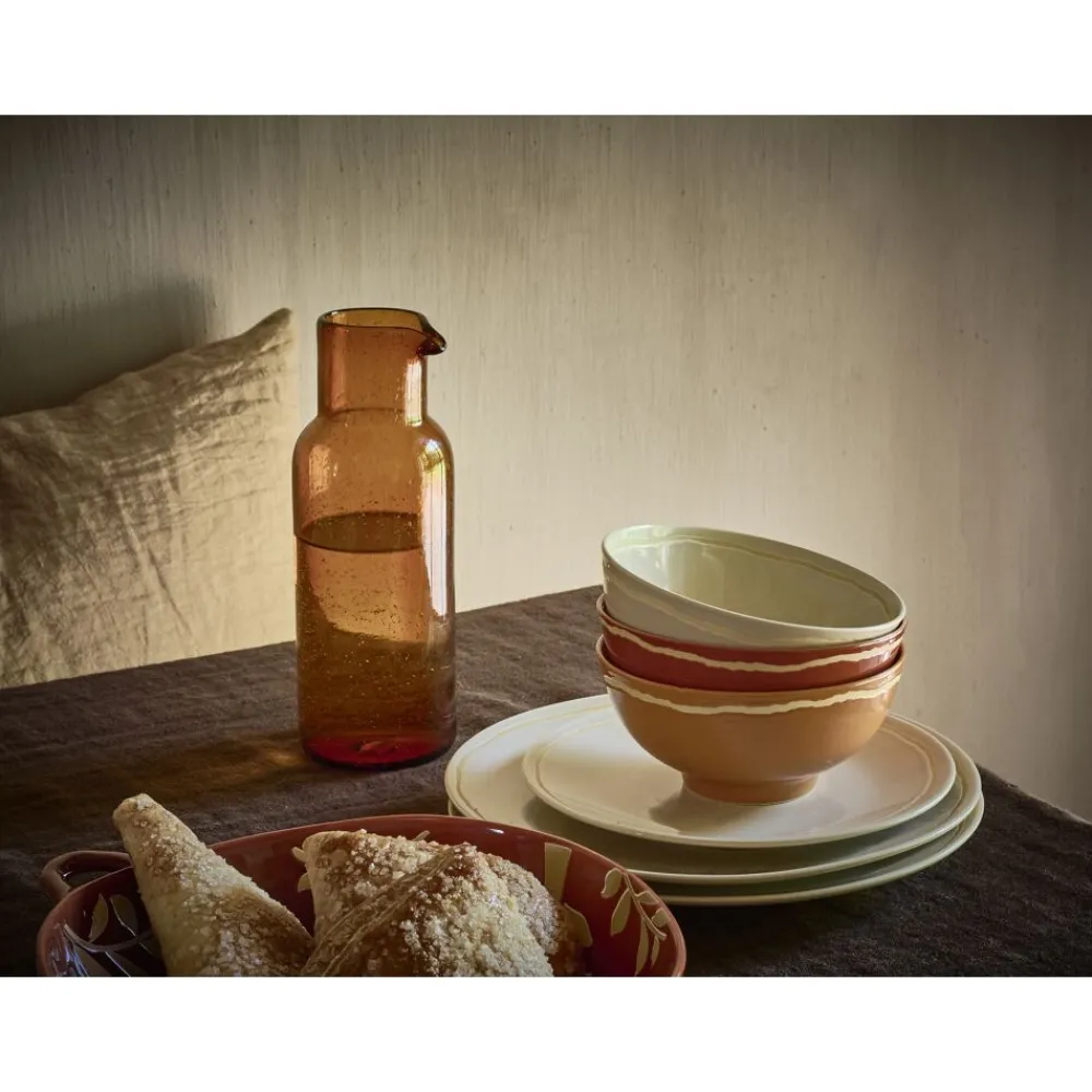 Pomax Vaisselle-ROMANCE - bol à soupe - porcelaine - DIA 15 x H 7 cm - safran