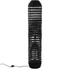 Pomax Lampadaires-ROTA - lampadaire - rotin / bois - DIA 25 x H 120 cm - noir