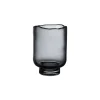 Pomax Photophores / T-lights-ROZANNA - photophore - verre - DIA 11 x H 16 cm - fumé