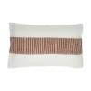 Pomax Coussins-SAINT-TROPEZ - coussin - lin / coton - L 50 x W 30 cm - rouille