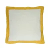Pomax Coussins-SAINT-TROPEZ - coussin - lin - L 50 x W 50 cm - jaune