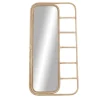 Pomax Miroirs-SAMUEL - miroir - rotin - L 85 x W 4 x H 180 cm - naturel