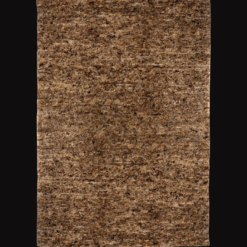 Pomax Tapis-SEBASTIAN - tapis à poils longs - laine - L 240 x W 180 cm (+ - 7 cm ) - rouille