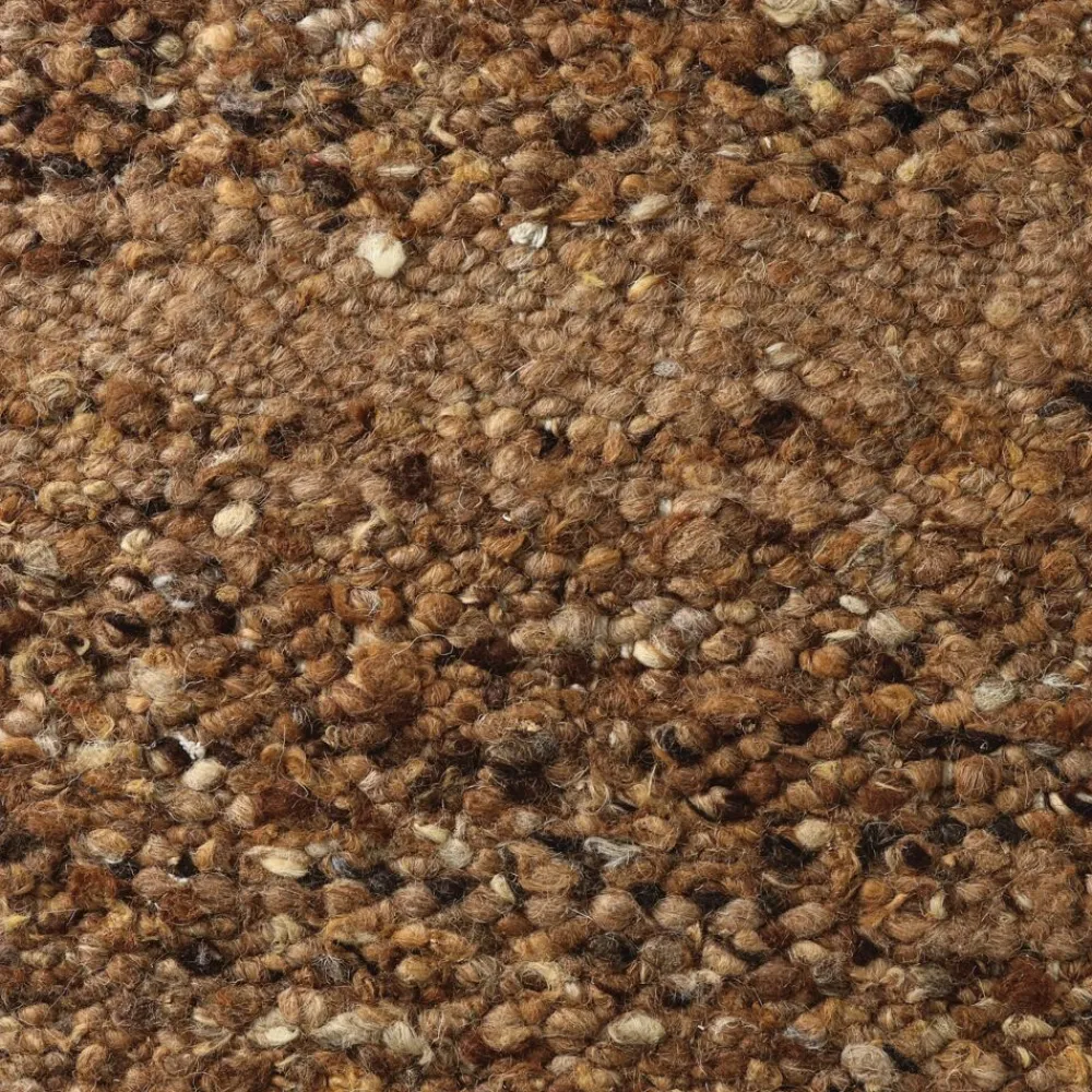 Pomax Tapis-SEBASTIAN - tapis à poils longs - laine - L 240 x W 180 cm (+ - 7 cm ) - rouille