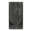 Pomax Tableau / Déco Murale-SESTRI - toile avec cadre - polyester / bois de pin - L 63 x W 4,3 x H 123 cm - noir