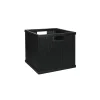 Pomax Concepts Modulaires-SHADOW - panier - bambou / bois - L 31 x W 30 x H 27 cm - noir