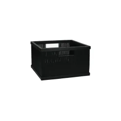 Pomax Concepts Modulaires-SHADOW - panier - bambou / bois - L 31 x W 30 x H 17 cm - noir