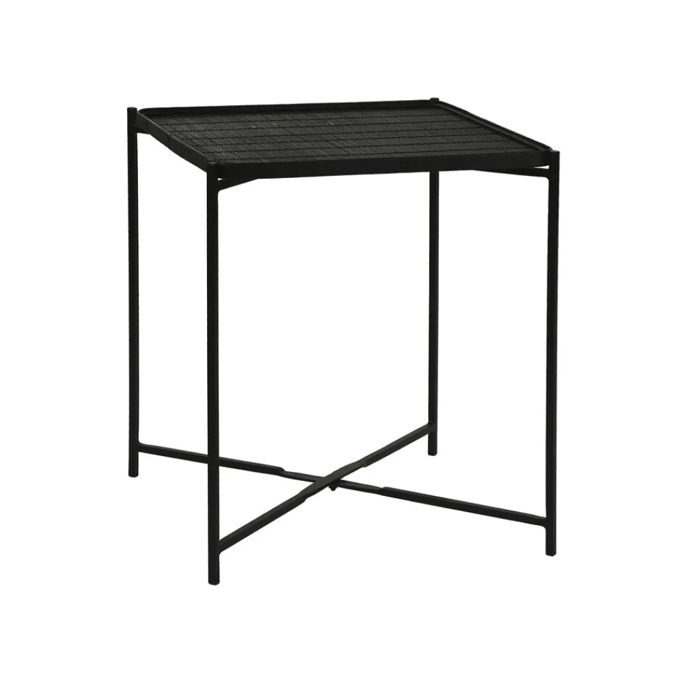 Pomax Concepts Modulaires-SHADOW - plateau M - bambou / bois - L 40 x W 40 x H 2 cm - noir