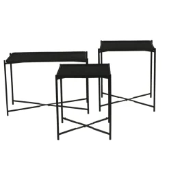 Pomax Concepts Modulaires-SHADOW - plateau S - bambou / bois - L 33 x W 33 x H 2 cm - noir