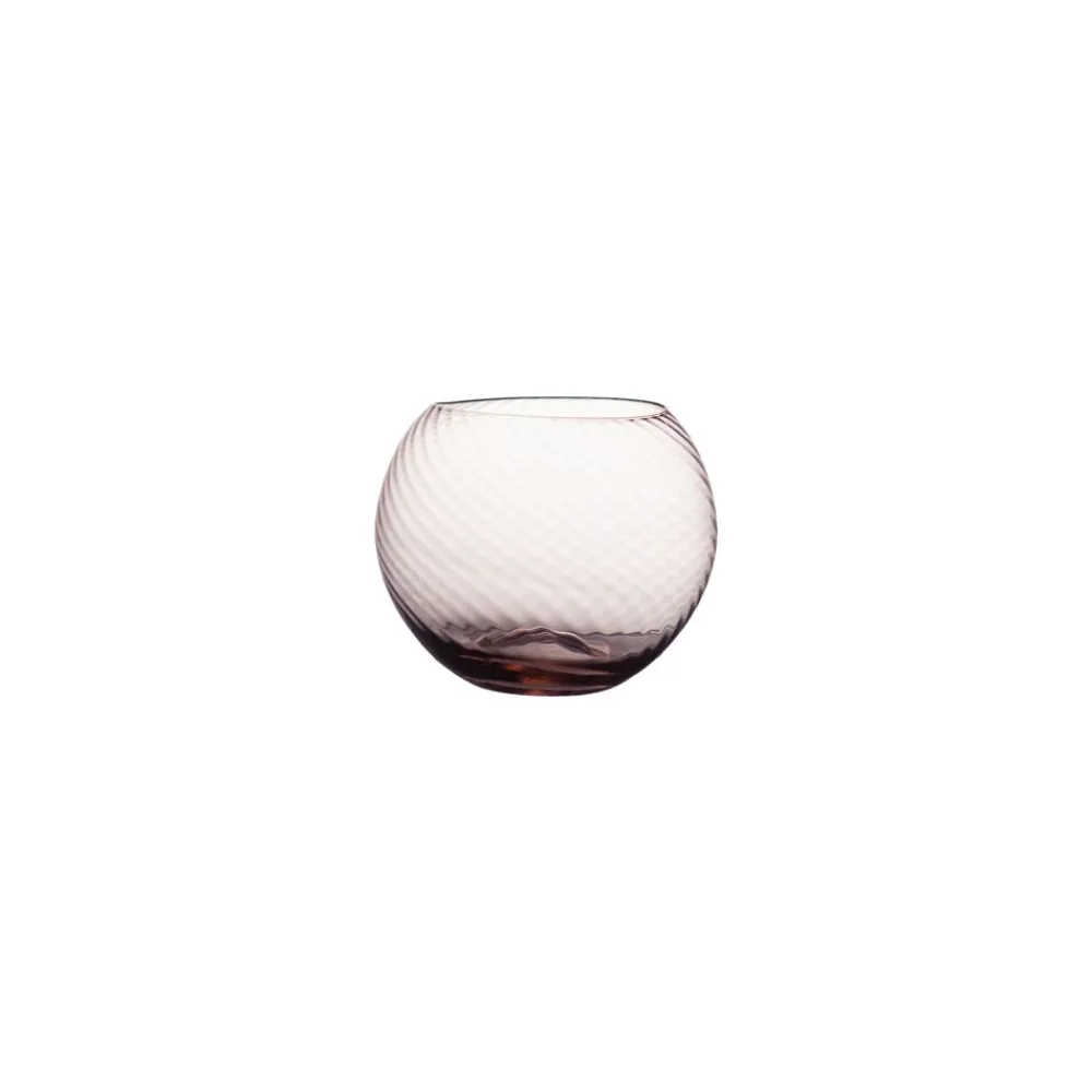 Pomax Verres-SHIRLEY - gobelet à cocktail - verre - DIA 11 x H 9 cm - rose