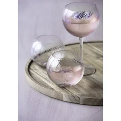 Pomax Verres-SHIRLEY - gobelet à cocktail - verre - DIA 11 x H 20 cm - rose