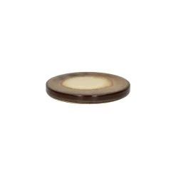 Pomax Accessoires-SHISO - dessous de verre - grès - DIA 11 x H 1,5 cm - ambre