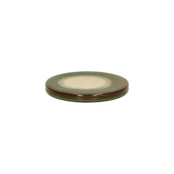 Pomax Accessoires-SHISO - dessous de verre - grès - DIA 11 x H 1,5 cm - vert
