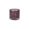 Pomax Photophores / T-lights-SKLO - photophore - verre - DIA 6 x H 6 cm - aubergine