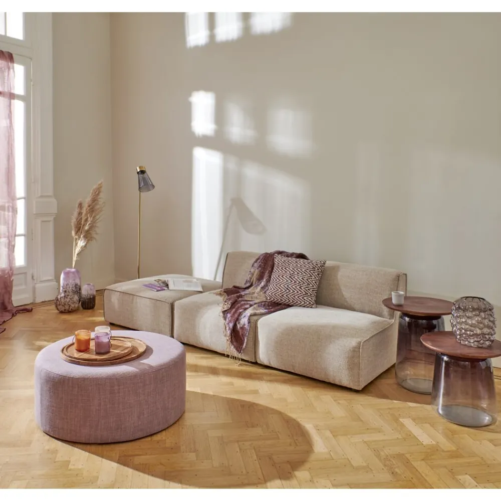 Pomax Vases-SOURIO - vase - verre - DIA 19,5 x H 39 cm - mix de couleurs