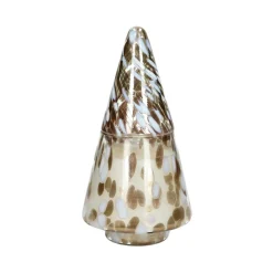 Pomax Senteurs-SPICCOLI - bougie parfumée - verre / cire - DIA 14 x H 26 cm - blanc