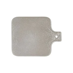 Pomax Vaisselle-SPIRO - assiete de présentation - grès - L 20 x W 16 x H 0,7 cm - coquillage