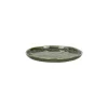 Pomax Vaisselle-SPIRO - assiette apéritif - grès - DIA 12 cm x H 1 cm - vert foncé