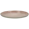 Pomax Vaisselle-SPIRO - assiette plate - grès - DIA 27 cm x H 1,5 cm - poudre rose