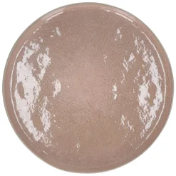 Pomax Vaisselle-SPIRO - assiette plate - grès - DIA 27 cm x H 1,5 cm - poudre rose