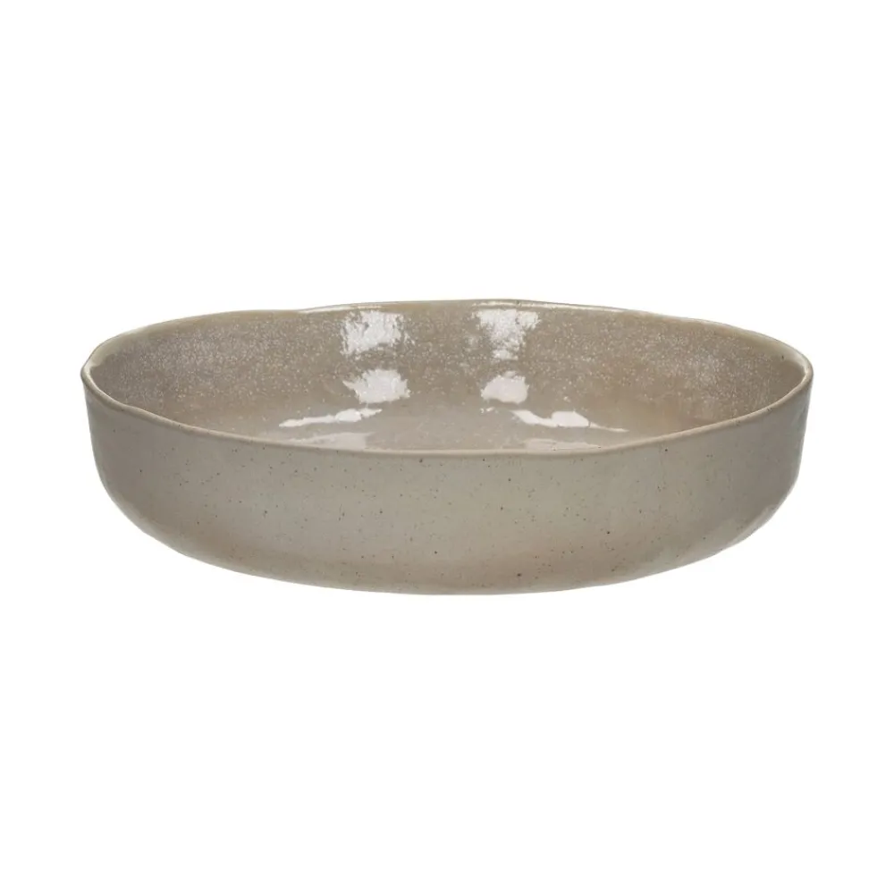 Pomax Vaisselle-SPIRO - blate - grès - DIA 24 x H 5,5 cm - coquillage