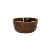 Pomax Vaisselle-SPIRO - bol à céréales - grès - DIA 13 x H 6 cm - brun