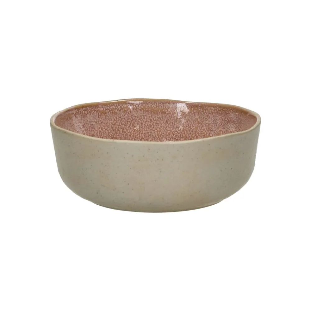 Pomax Vaisselle-SPIRO - bol à soupe - grès - DIA 16 x H 6 cm - poudre rose