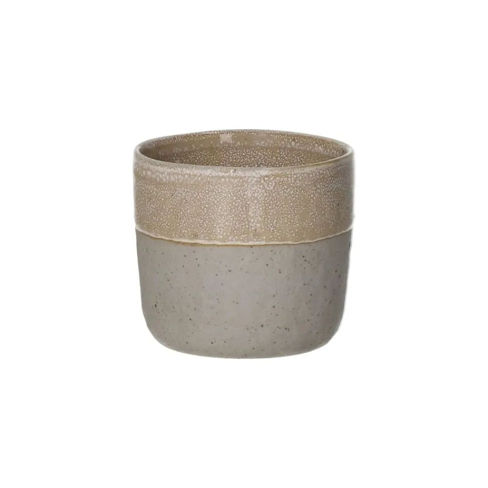 Pomax Vaisselle-SPIRO - gobelet - grès - DIA 7 x H 6,5 cm - coquillage