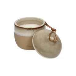 Pomax Bougies-STROMBOLI - bougie - céramique / cire - DIA 10,2 x H 12 cm - naturel