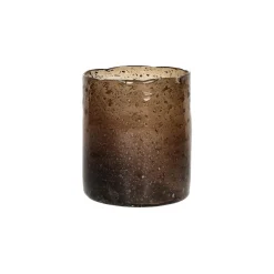 Pomax Photophores / T-lights-SUCHONG - photophore - verre - DIA 15 x H 17 cm - bronze