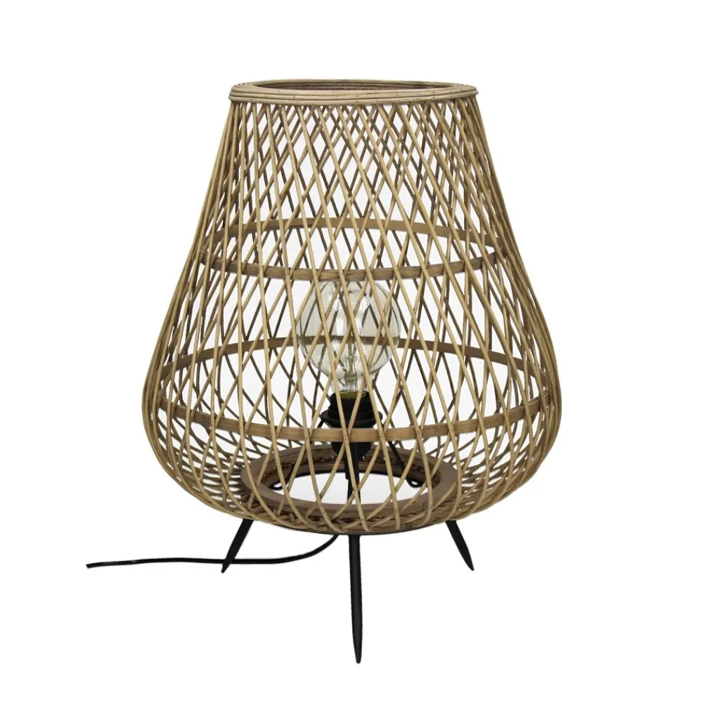 Pomax Lampadaires-TAO - lampe - bambou - DIA 38 x H 45 cm