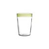 Pomax Verres-TARIFA - verre à boire - verre borosilicaté - DIA 8 x H 9 cm - vert