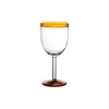 Pomax Verres-TARIFA - verre à vin - verre borosilicaté - DIA 8 x H 17 cm - ambre
