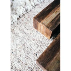 Pomax Tables Basses | Tables-TEMBA - table basse - bois récupéré - L 160 x 35 x H 30,5 cm - brun