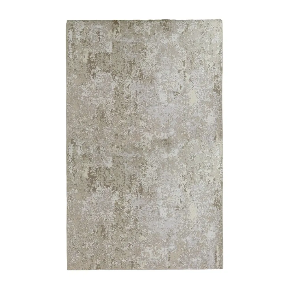 Pomax Tapis-TERRA NEVE - tapis - polyester / decolan fibre - L 170 x W 240 cm - blanc cassé
