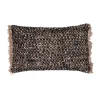 Pomax Coussins-THERESA - coussin - coton - L 50 x W 30 cm - brun