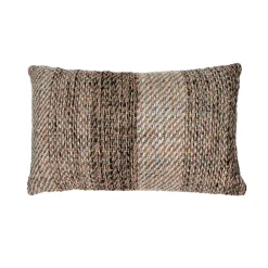 Pomax Coussins-THERESA - coussin - coton - L 50 x W 30 cm - brun