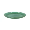 Pomax Vaisselle-TREILLE - assiette à dessert - grès - DIA 21 x H 2,5 cm - vert